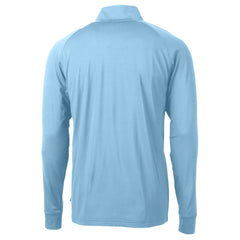 NFL Carolina Panthers Cutter & Buck Adapt Eco Knit Stretch Recycled Raglan Quarter-Zip DryTec Top