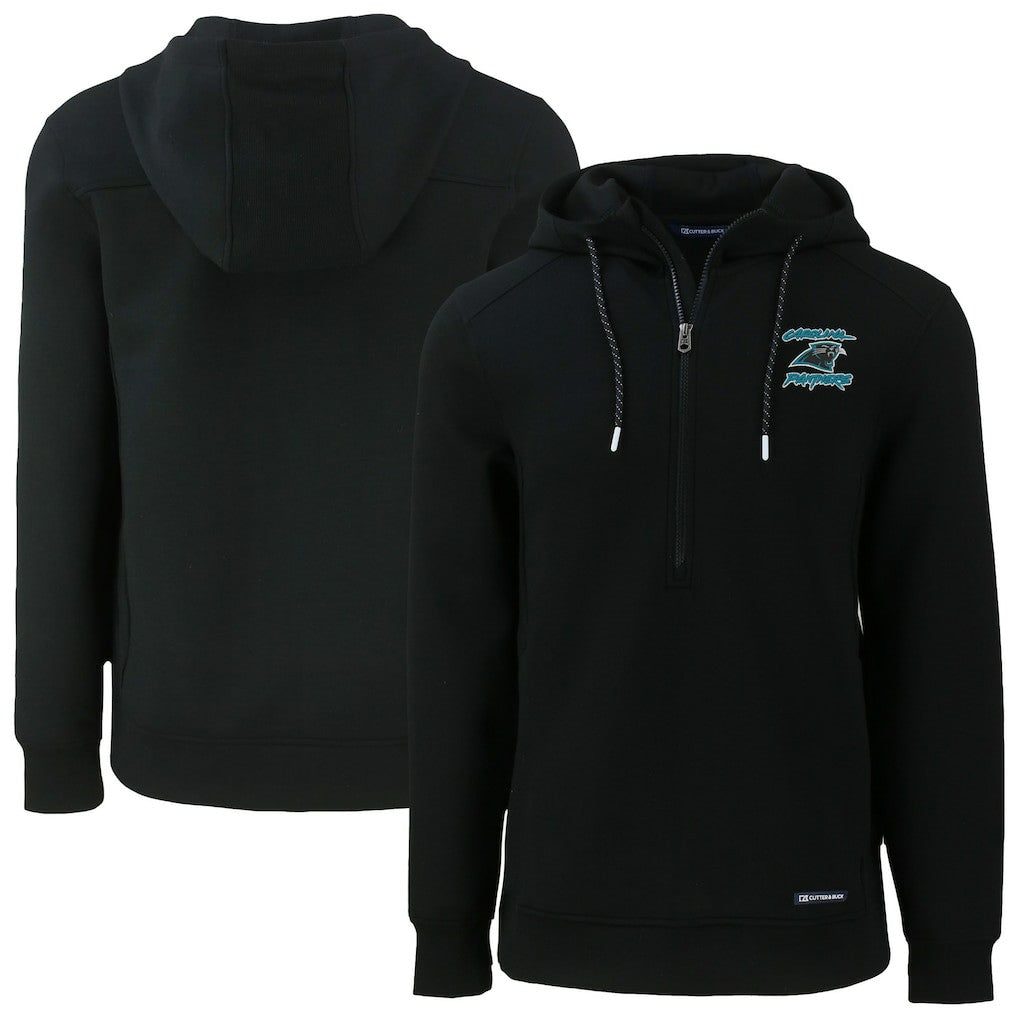 NFL Carolina Panthers Cutter & Buck Roam Eco Recycled Half-Zip Hoodie