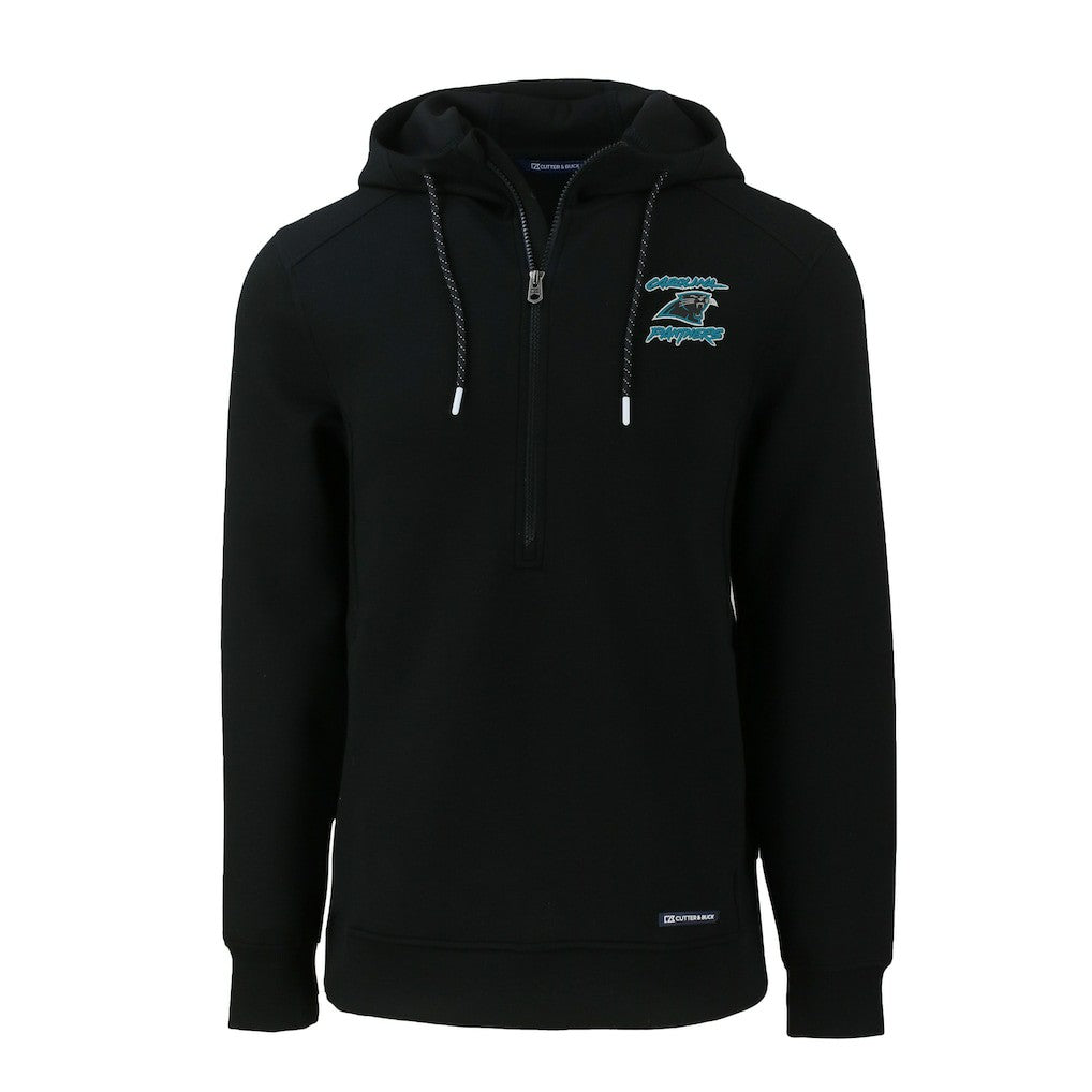 NFL Carolina Panthers Cutter & Buck Roam Eco Recycled Half-Zip Hoodie