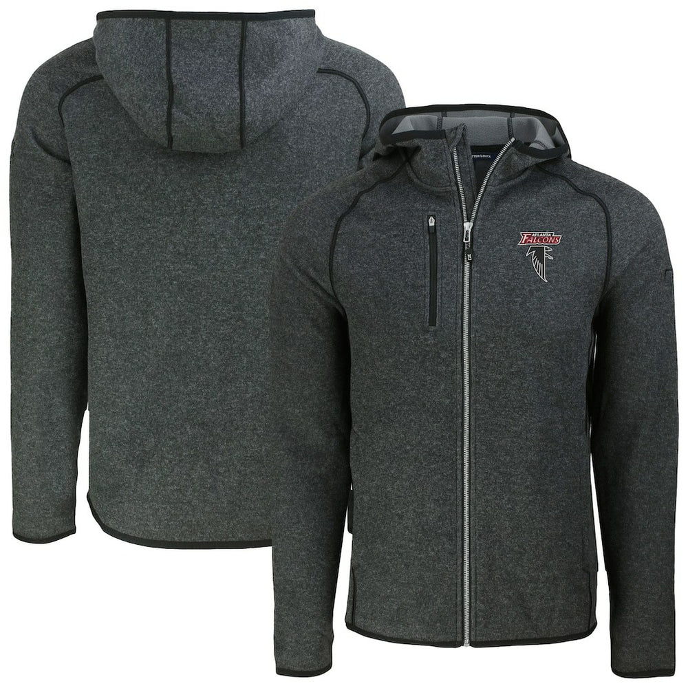 NFL Atlanta Falcons Cutter & Buck Mainsail Hoodie Raglan Full-Zip Jacket
