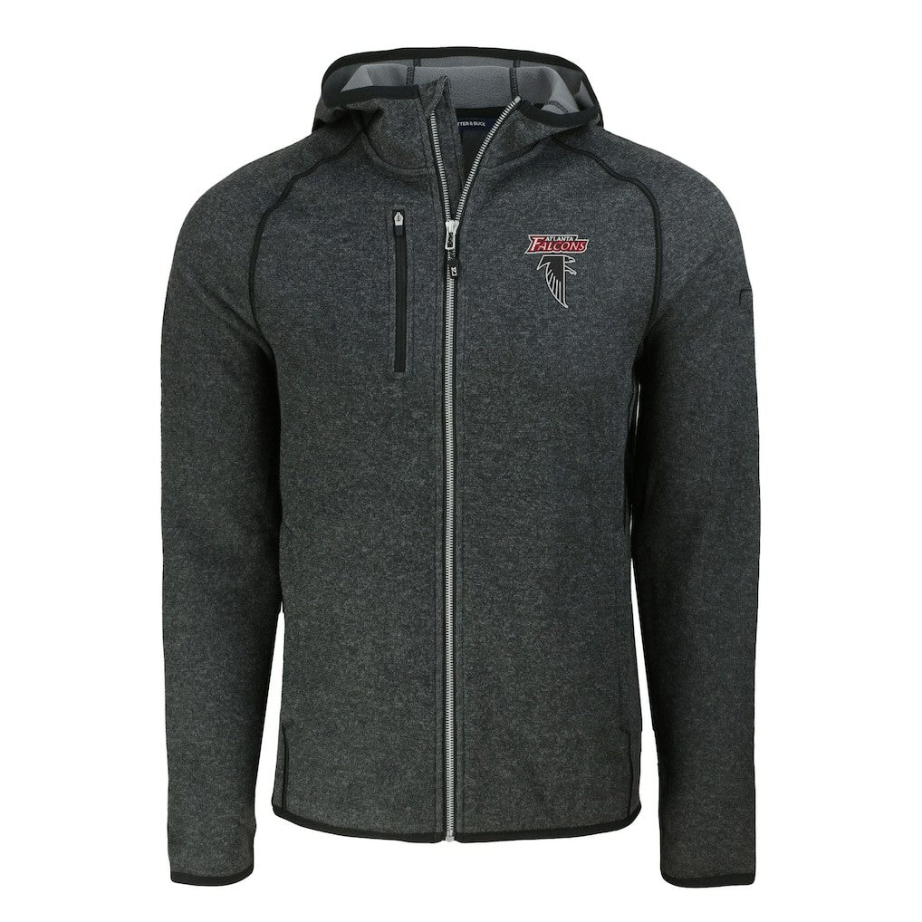 NFL Atlanta Falcons Cutter & Buck Mainsail Hoodie Raglan Full-Zip Jacket