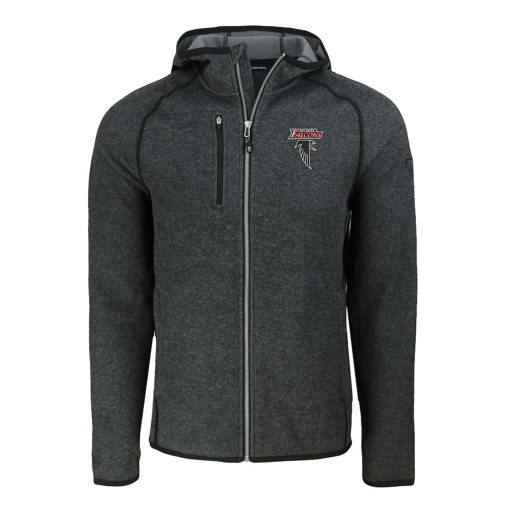 NFL Atlanta Falcons Cutter & Buck Mainsail Hoodie Raglan Full-Zip Jacket