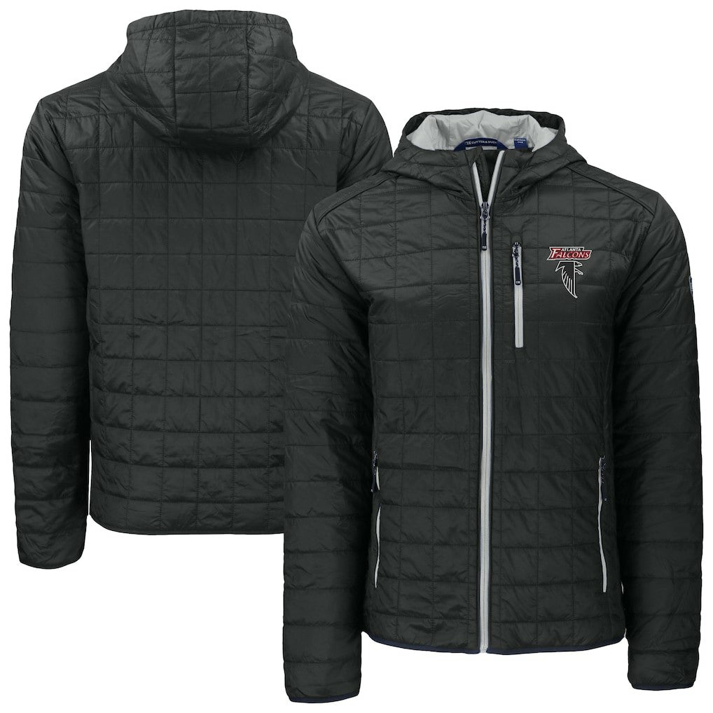 NFL Atlanta Falcons Cutter & Buck Rainier PrimaLoft Eco Insulated Full-Zip Puffer Jacket