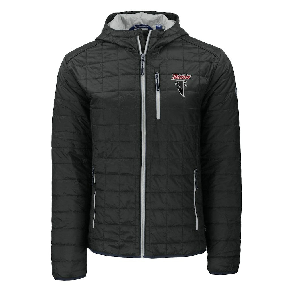 NFL Atlanta Falcons Cutter & Buck Rainier PrimaLoft Eco Insulated Full-Zip Puffer Jacket