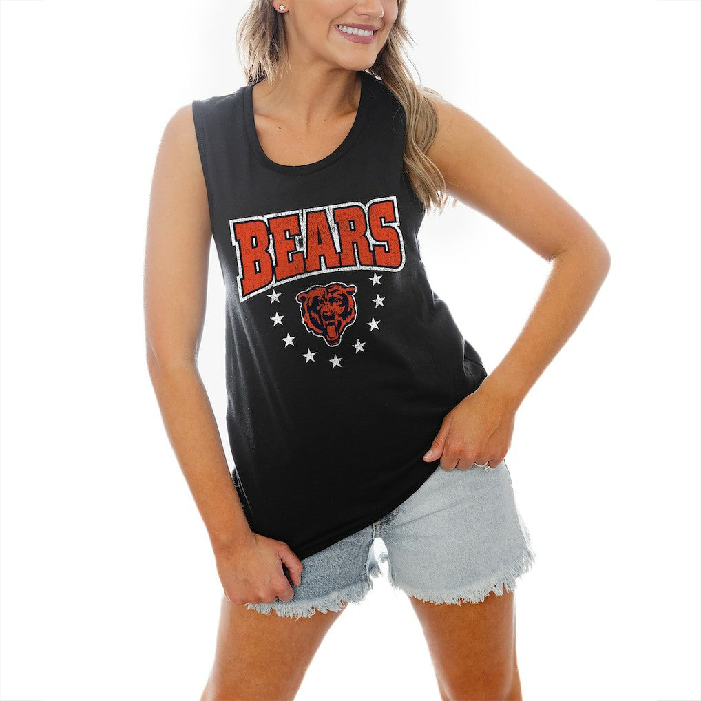 NFL Chicago Bears Gameday Couture Women's Baby You're A Star Racerback Scoop Neck Tapered Tank Top
