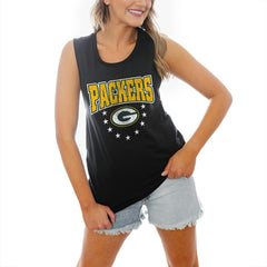 NFL Green Bay Packers Gameday Couture Women's Baby You're A Star Racerback Scoop Neck Tapered Tank Top