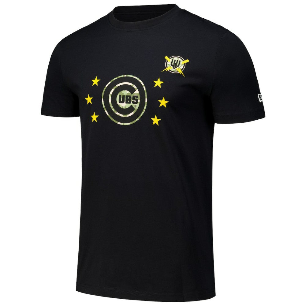 Chicago Cubs 2024 Armed Forces Day T-Shirt - Black | New Era