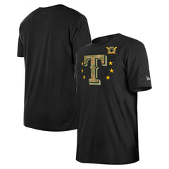 Texas Rangers 2024 Armed Forces Day T-Shirt - Black | New Era