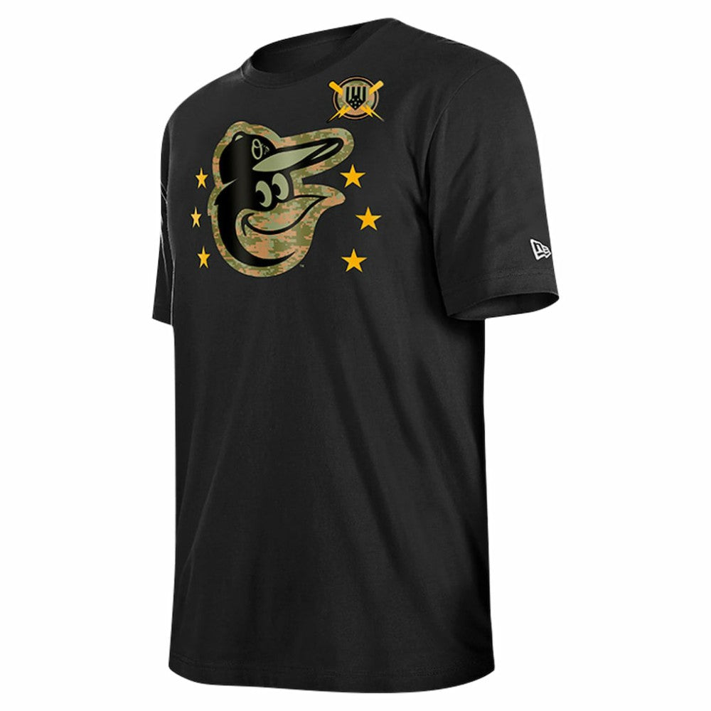 Baltimore Orioles 2024 Armed Forces Day T-Shirt - Black | New Era