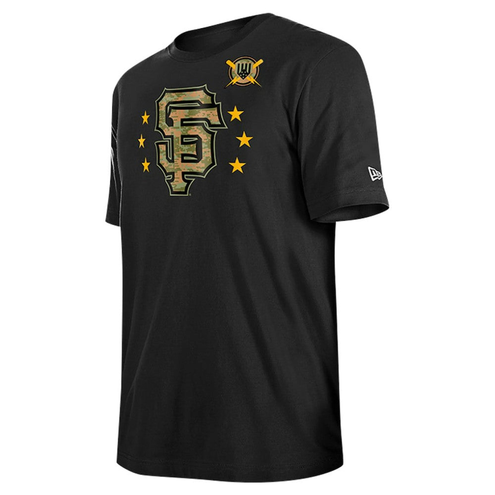 San Francisco Giants 2024 Armed Forces Day T-Shirt - Black | New Era