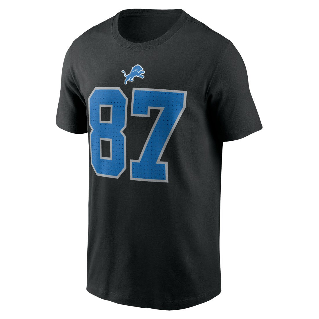 NFL Detroit Lions Sam LaPorta  Name & Number T-Shirt