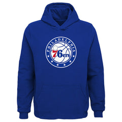 Philadelphia 76ers Outerstuff Youth Primary Logo Pullover Hoodie - Royal on sale