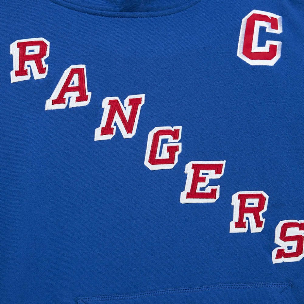 Mark Messier New York Rangers Mitchell & Ness Name & Number Premium Pullover Hoodie