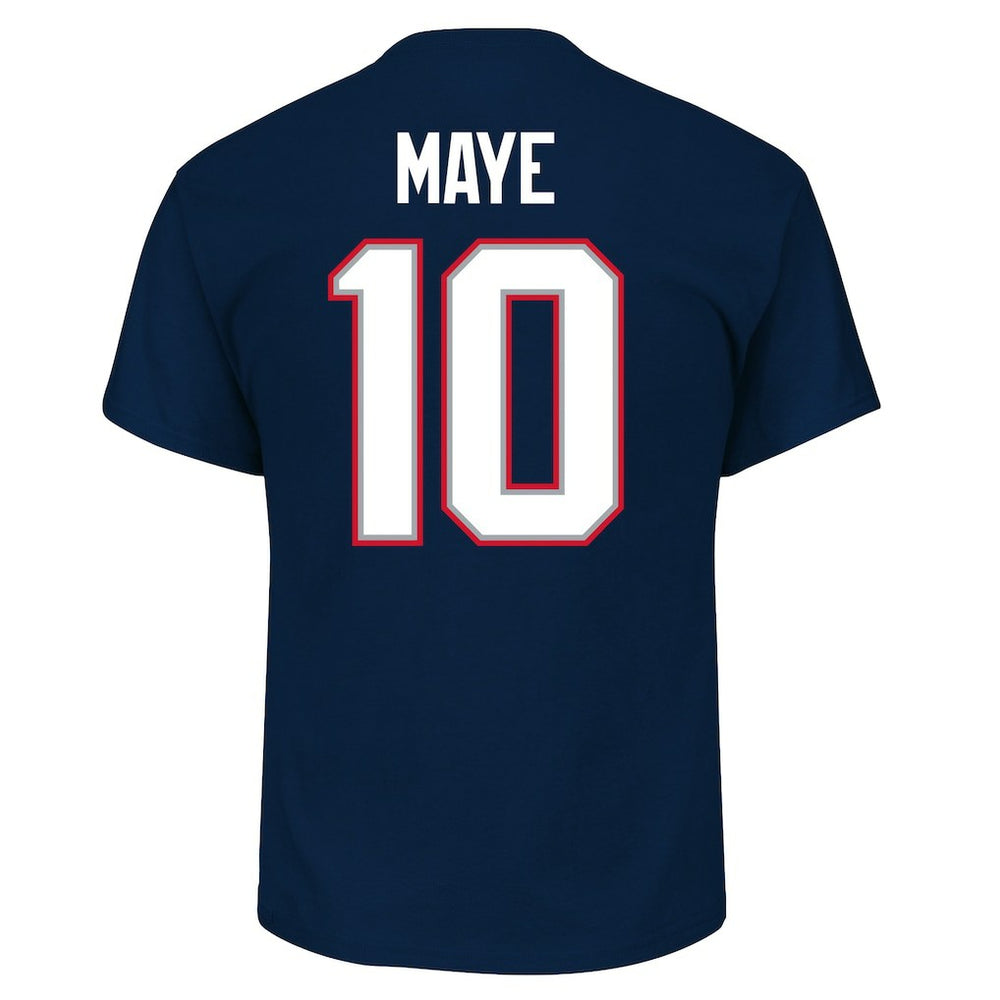 NFL New England Patriots Drake Maye  Big & Tall Player Name & Number T-Shirt
