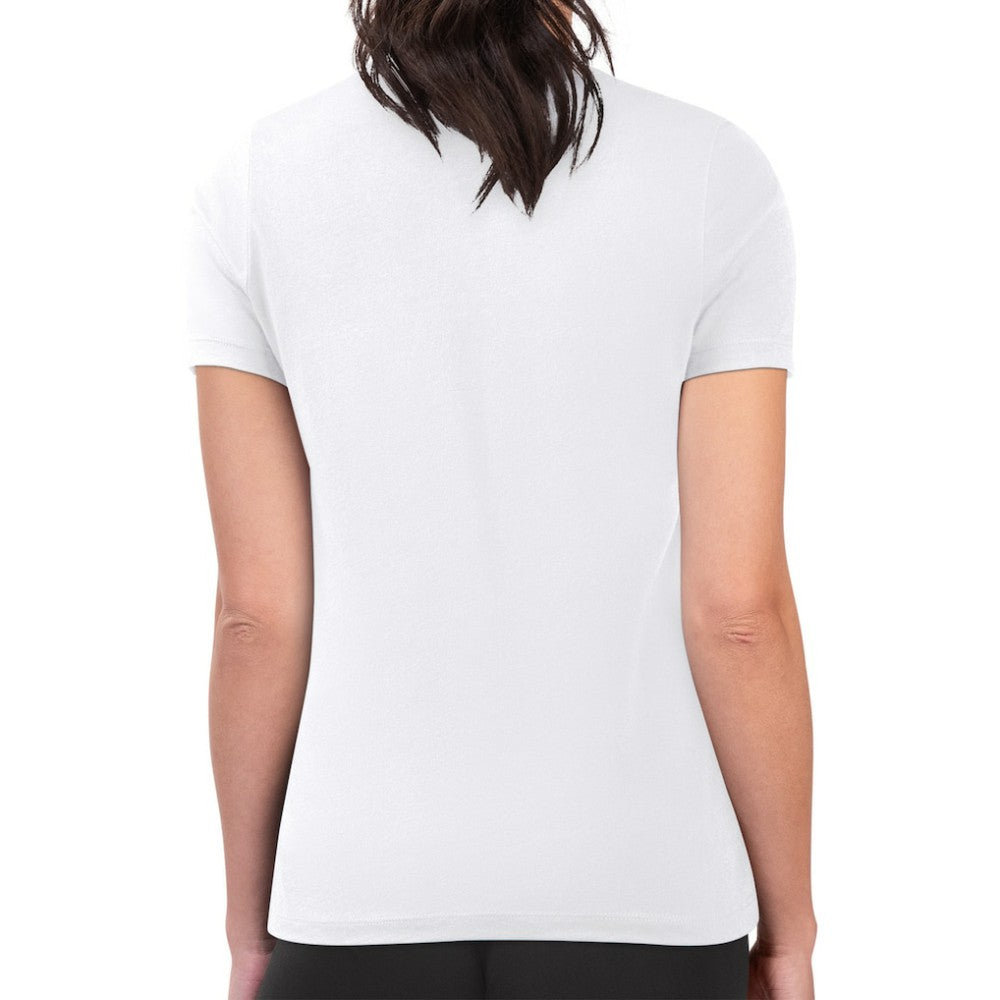 Los Angeles Dodgers G-III 4Her by Carl Banks Women's Super-Slim Fit Lightweight Team Logo Graphic T-Shirt - White