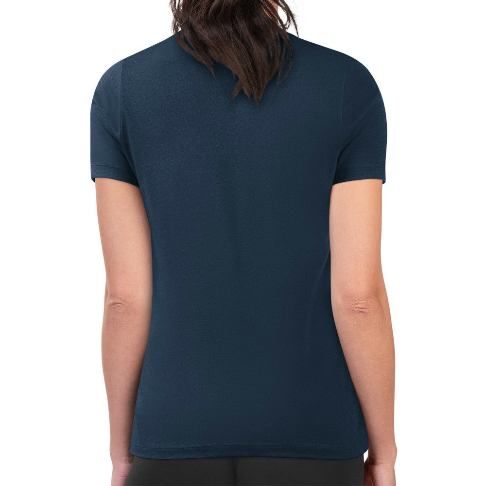 Milwaukee Brewers G-III 4Her by Carl Banks Women's Super-Slim Fit Lightweight Team Logo Graphic T-Shirt - Navy