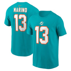 NFL Miami Dolphins Dan Marino  Retired Player Name & Number T-Shirt