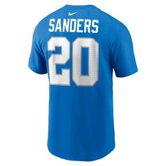 NFL Detroit Lions Barry Sanders  Retired Player Name & Number T-Shirt