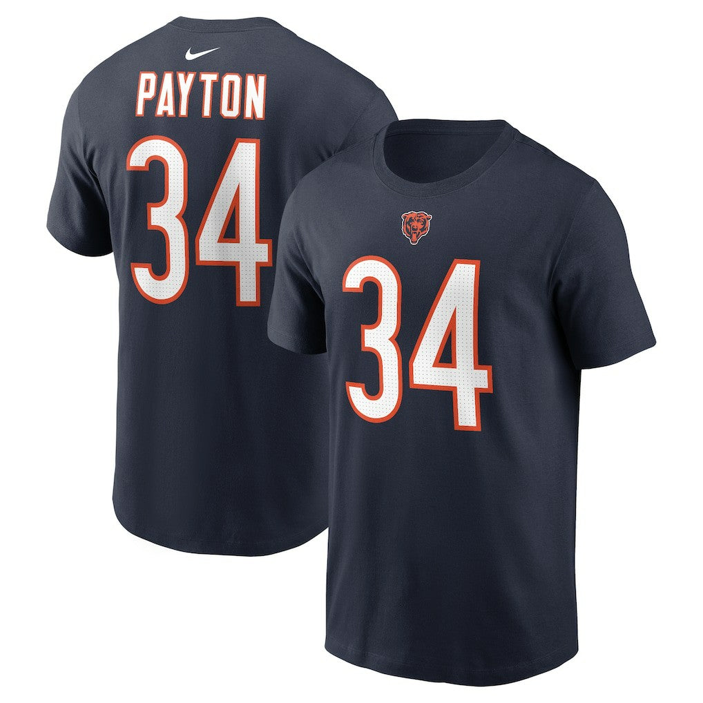 NFL Chicago Bears Walter Payton  Retired Player Name & Number T-Shirt
