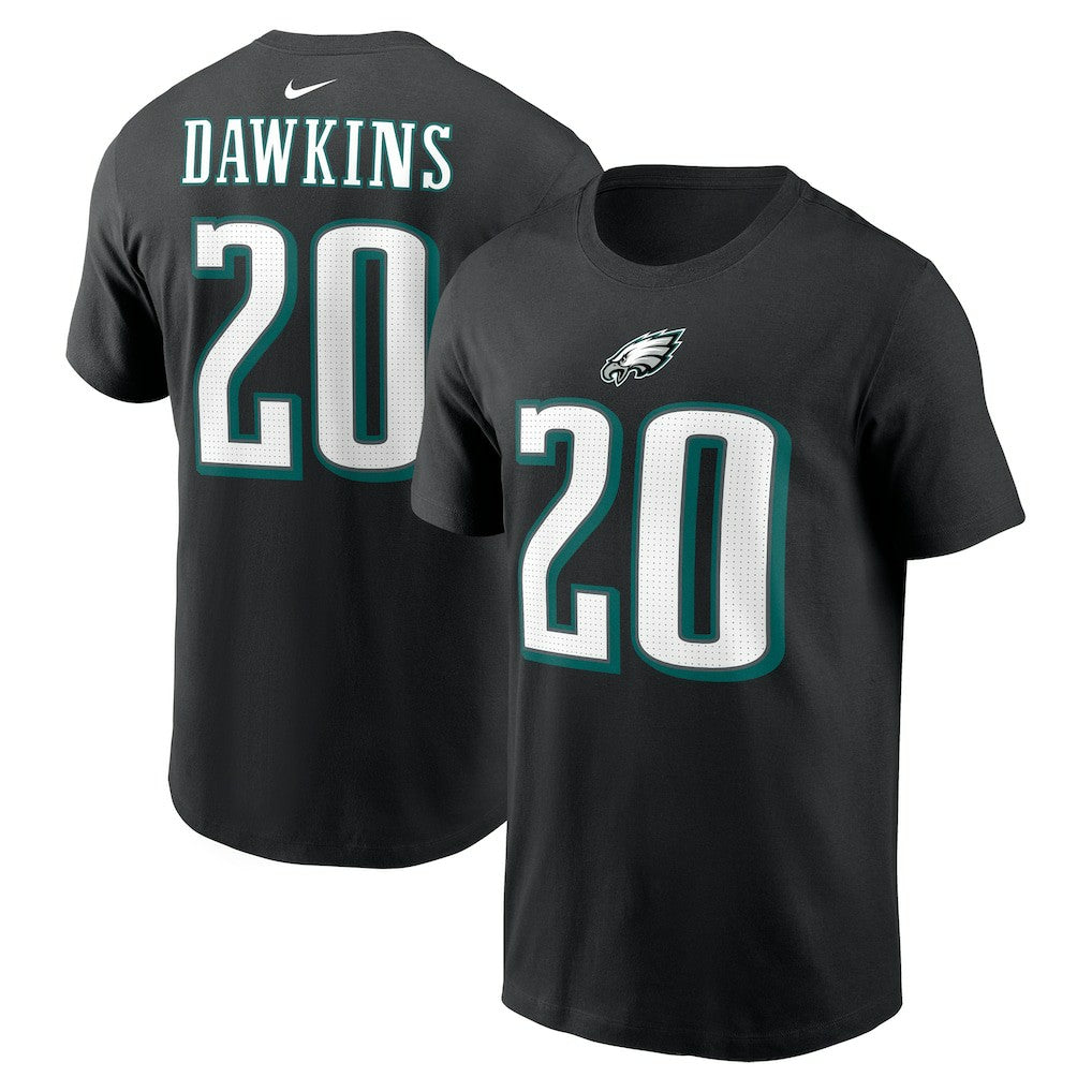 NFL Philadelphia Eagles Brian Dawkins  Retired Player Name & Number T-Shirt