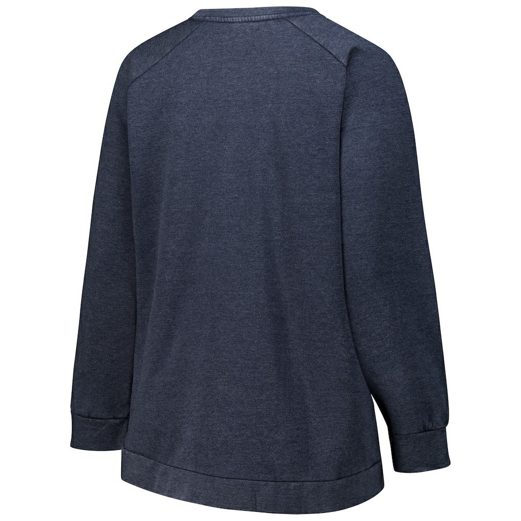 NFL Chicago Bears Profile Women's Plus Size Acid Wash Raglan Sweatshirt