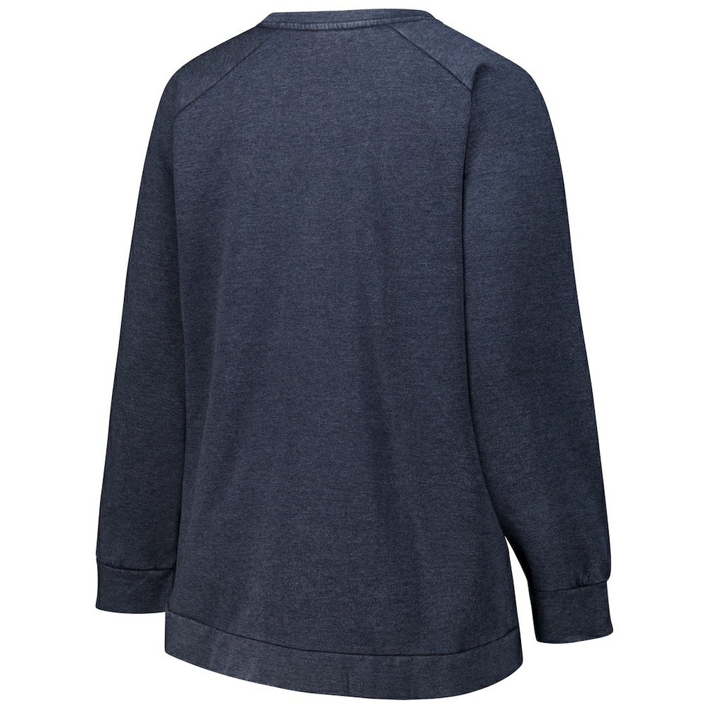 NFL Chicago Bears Profile Women's Plus Size Acid Wash Raglan Sweatshirt