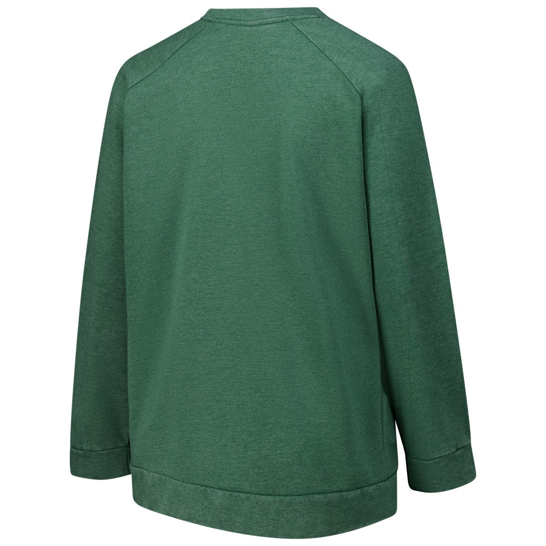 NFL Green Bay Packers Profile Women's Plus Size Acid Wash Raglan Sweatshirt