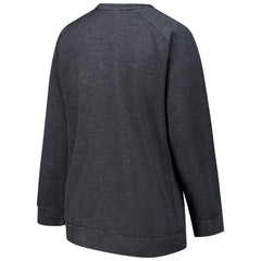 NFL Detroit Lions Profile Women's Plus Size Acid Wash Raglan Sweatshirt