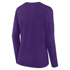 NFL Minnesota Vikings Women's Long Sleeve Scoop Neck T-Shirt