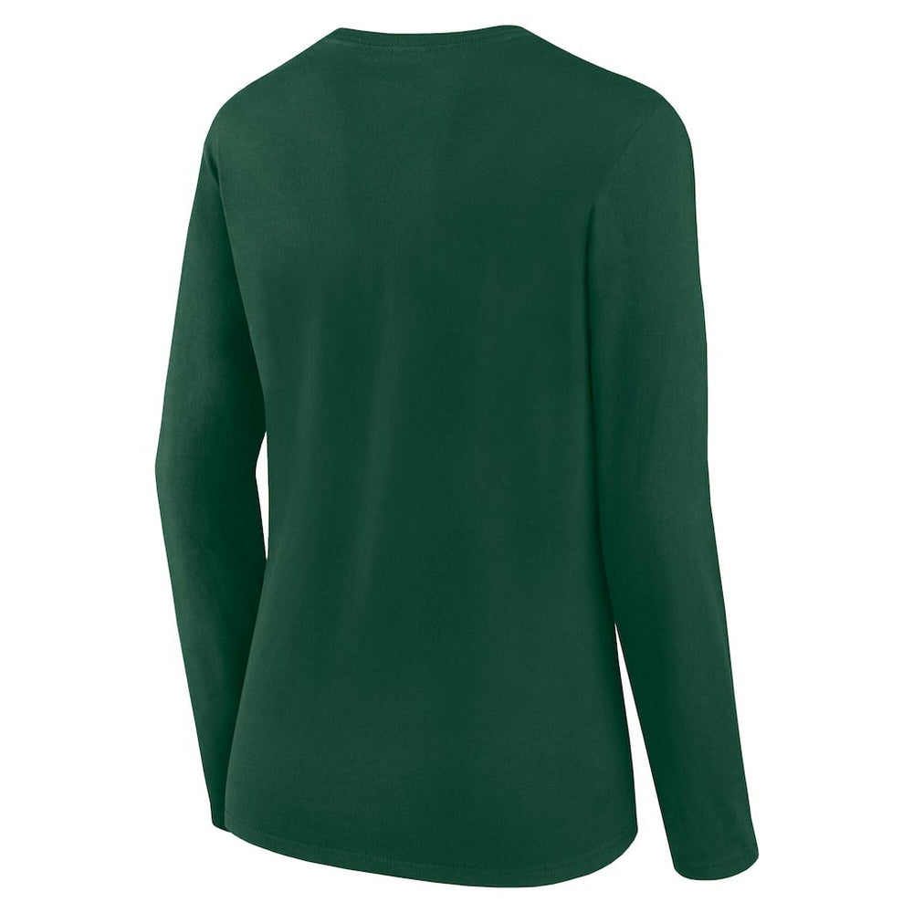 NFL Green Bay Packers Women's Long Sleeve Scoop Neck T-Shirt