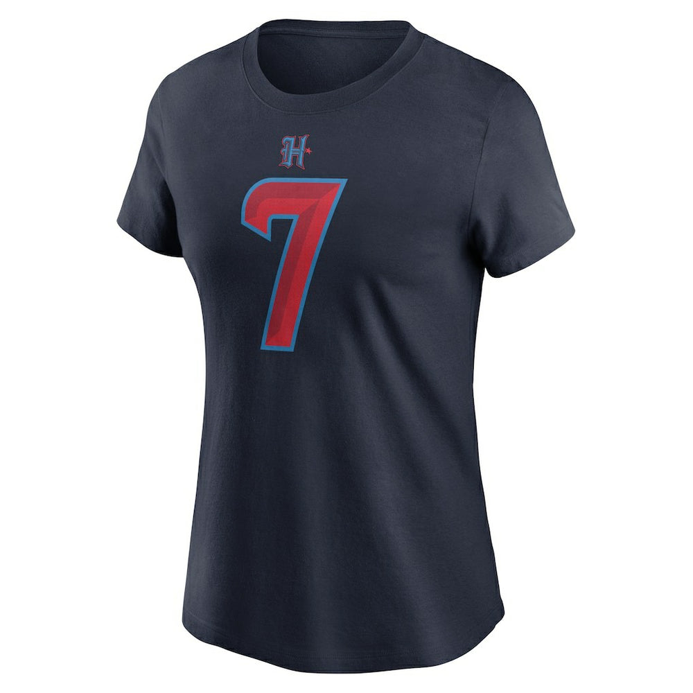 NFL Houston Texans C.J. Stroud  Women's Player Name & Number T-Shirt