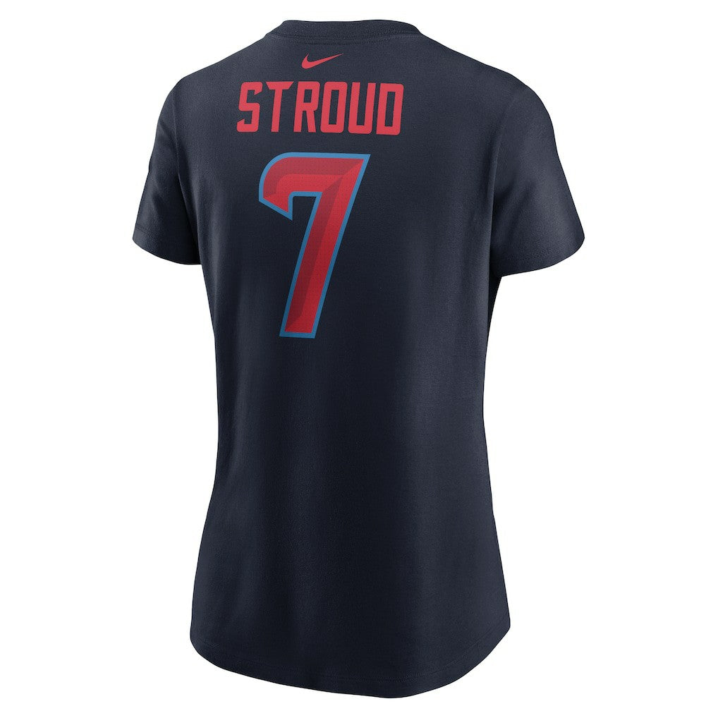 NFL Houston Texans C.J. Stroud  Women's Player Name & Number T-Shirt