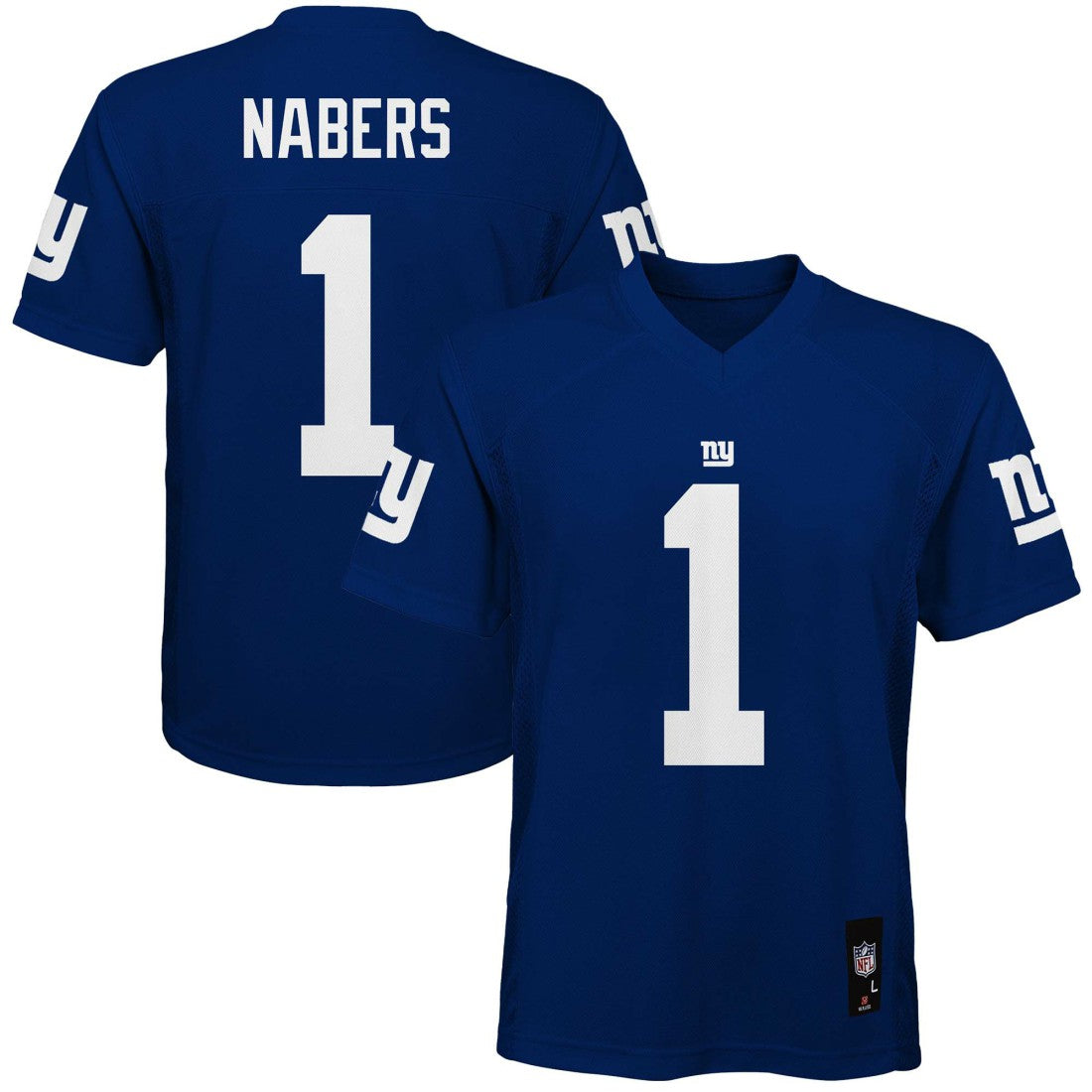NFL New York Giants Malik Nabers  Youth Replica Player Jersey