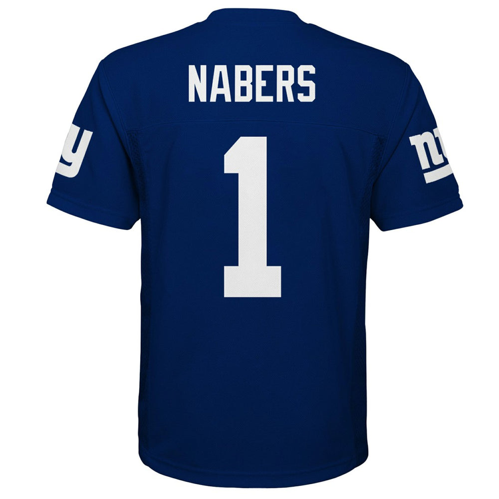 NFL New York Giants Malik Nabers  Youth Replica Player Jersey