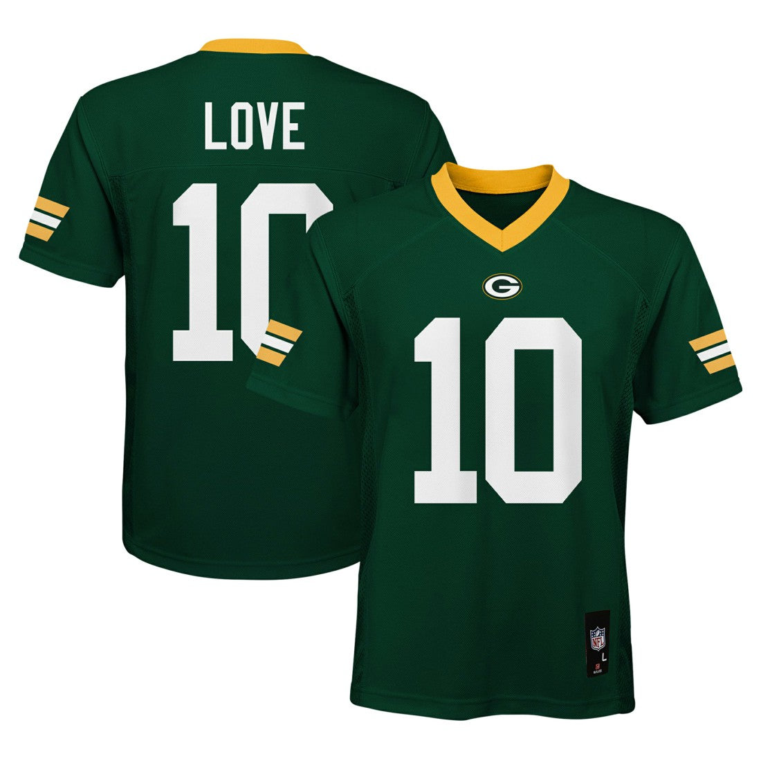 NFL Green Bay Packers Jordan Love  Youth Replica Player Jersey
