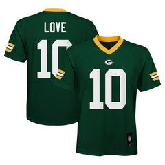 NFL Green Bay Packers Jordan Love  Youth Replica Player Jersey
