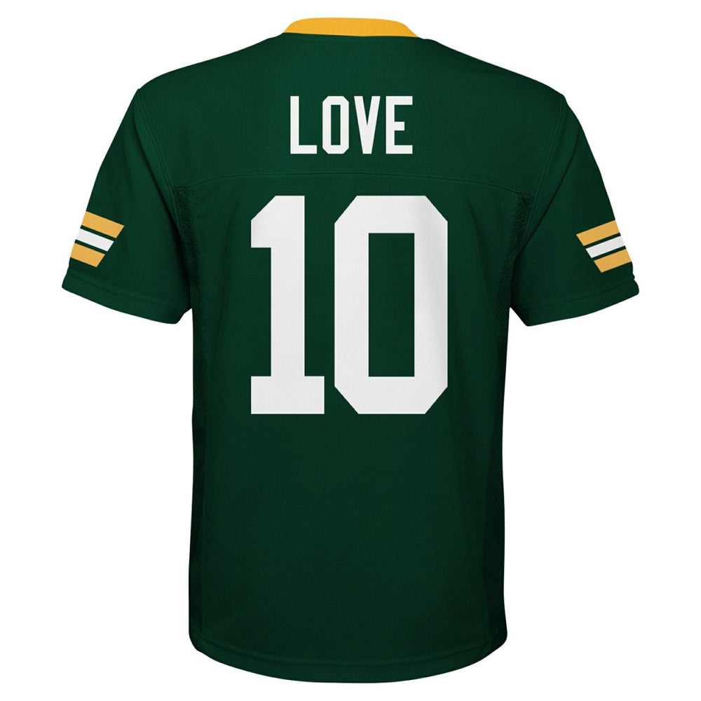 NFL Green Bay Packers Jordan Love  Youth Replica Player Jersey