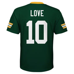 NFL Green Bay Packers Jordan Love  Youth Replica Player Jersey