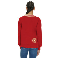 NFL San Francisco 49ers Tommy Hilfiger Women's Alice V-Neck Pullover Sweatshirt