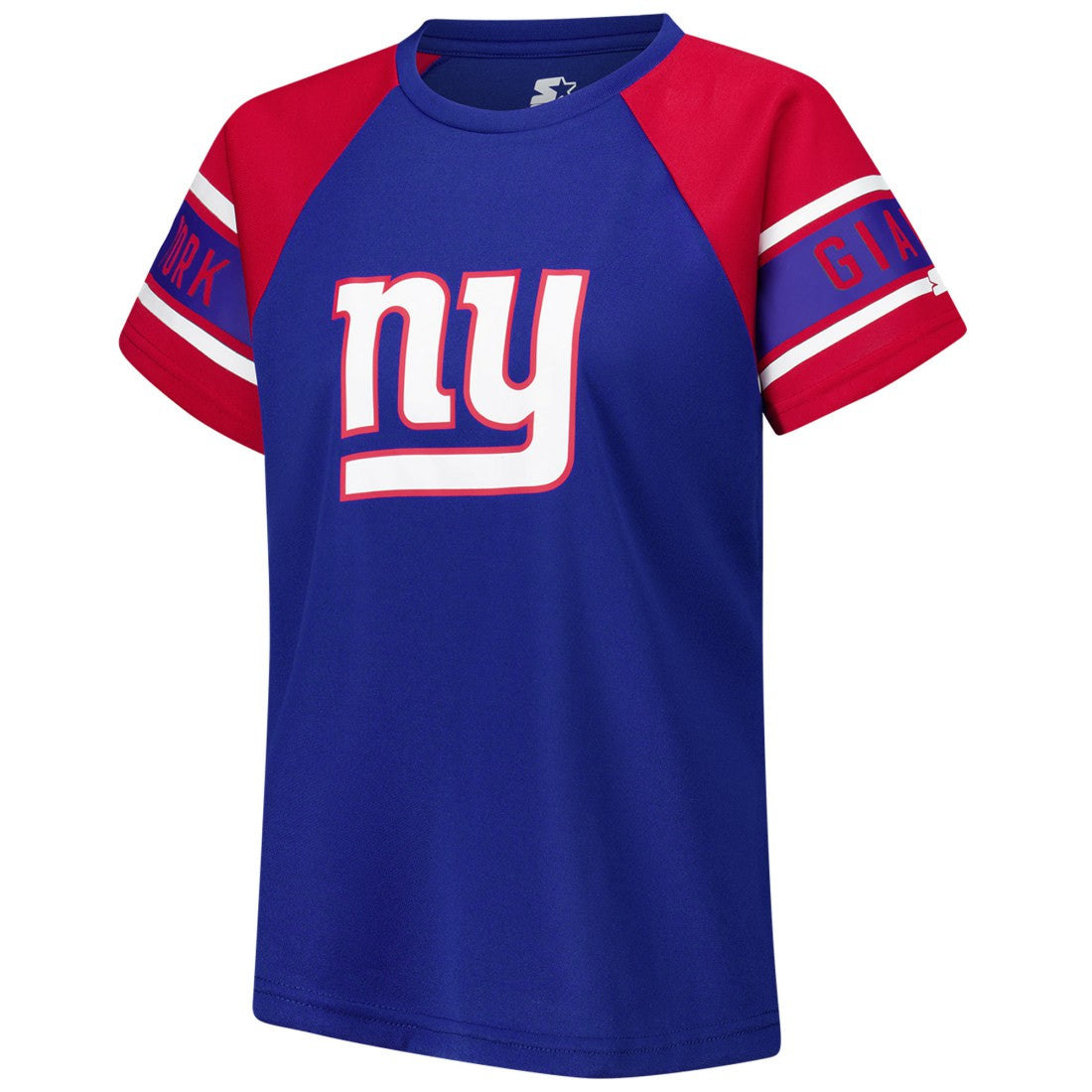 NFL New York Giants Starter Women's 1st Rounder Color Block Raglan Top