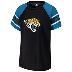 NFL Jacksonville Jaguars Starter Women's 1st Rounder Color Block Raglan Top