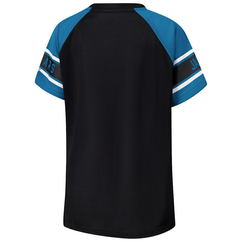 NFL Jacksonville Jaguars Starter Women's 1st Rounder Color Block Raglan Top
