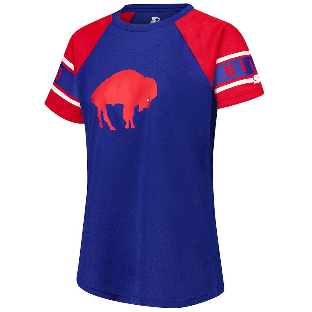 NFL Buffalo Bills Starter Women's 1st Rounder Color Block Raglan Top