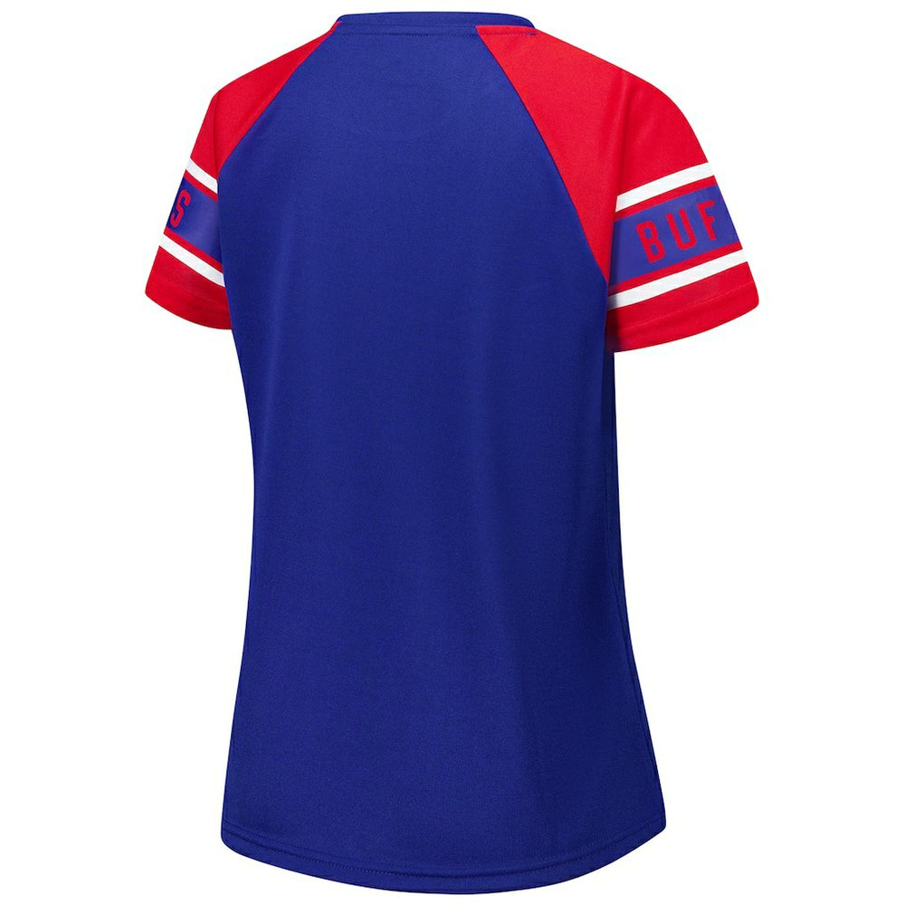 NFL Buffalo Bills Starter Women's 1st Rounder Color Block Raglan Top