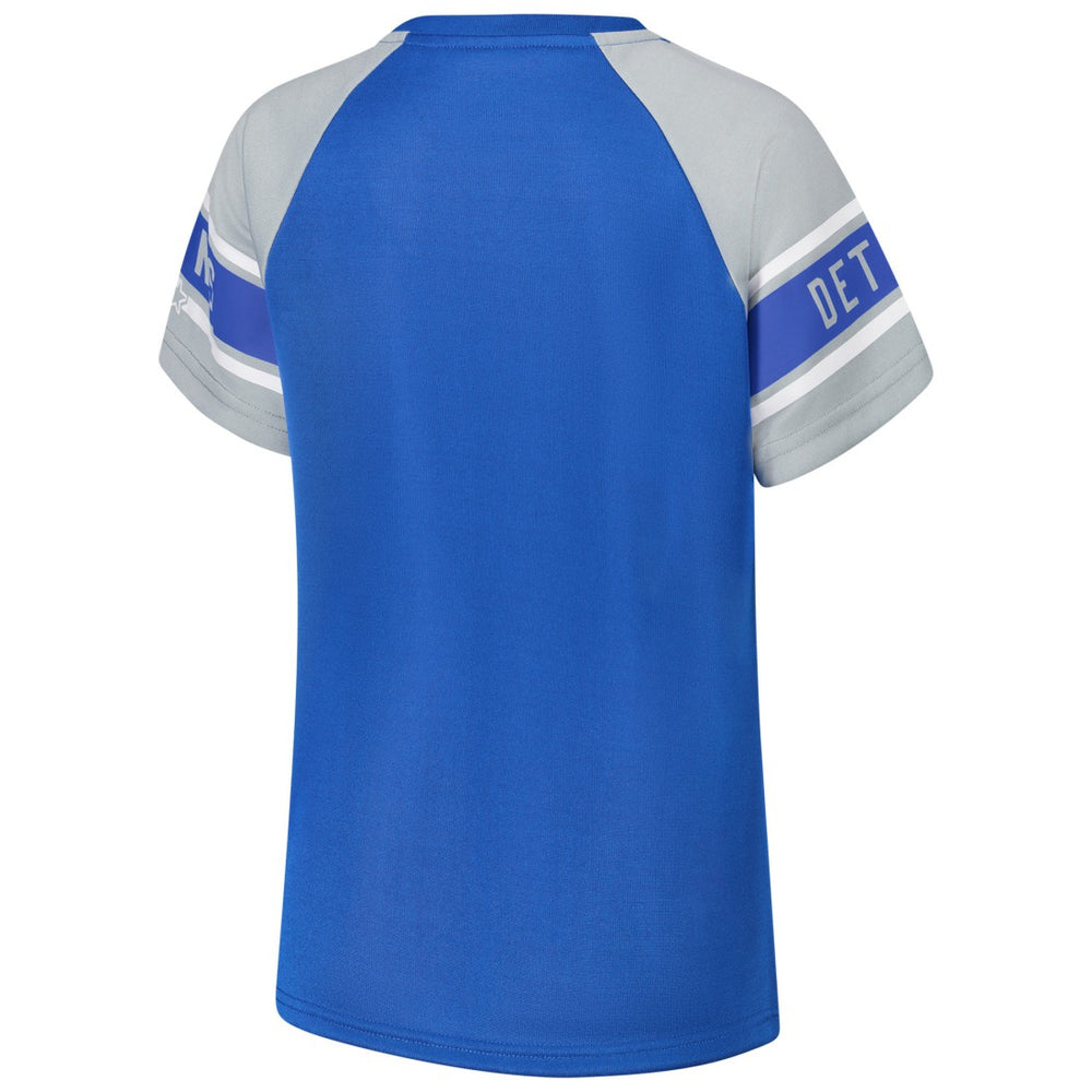 NFL Detroit Lions Starter Women's 1st Rounder Color Block Raglan Top