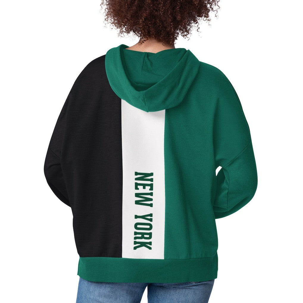NFL New York Jets Starter Women's Power Move Long Sleeve Pullover Hoodie