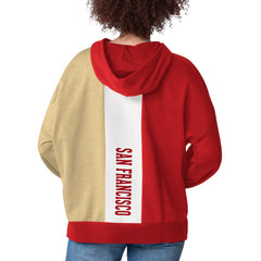 NFL San Francisco 49ers Starter Women's Power Move Long Sleeve Pullover Hoodie