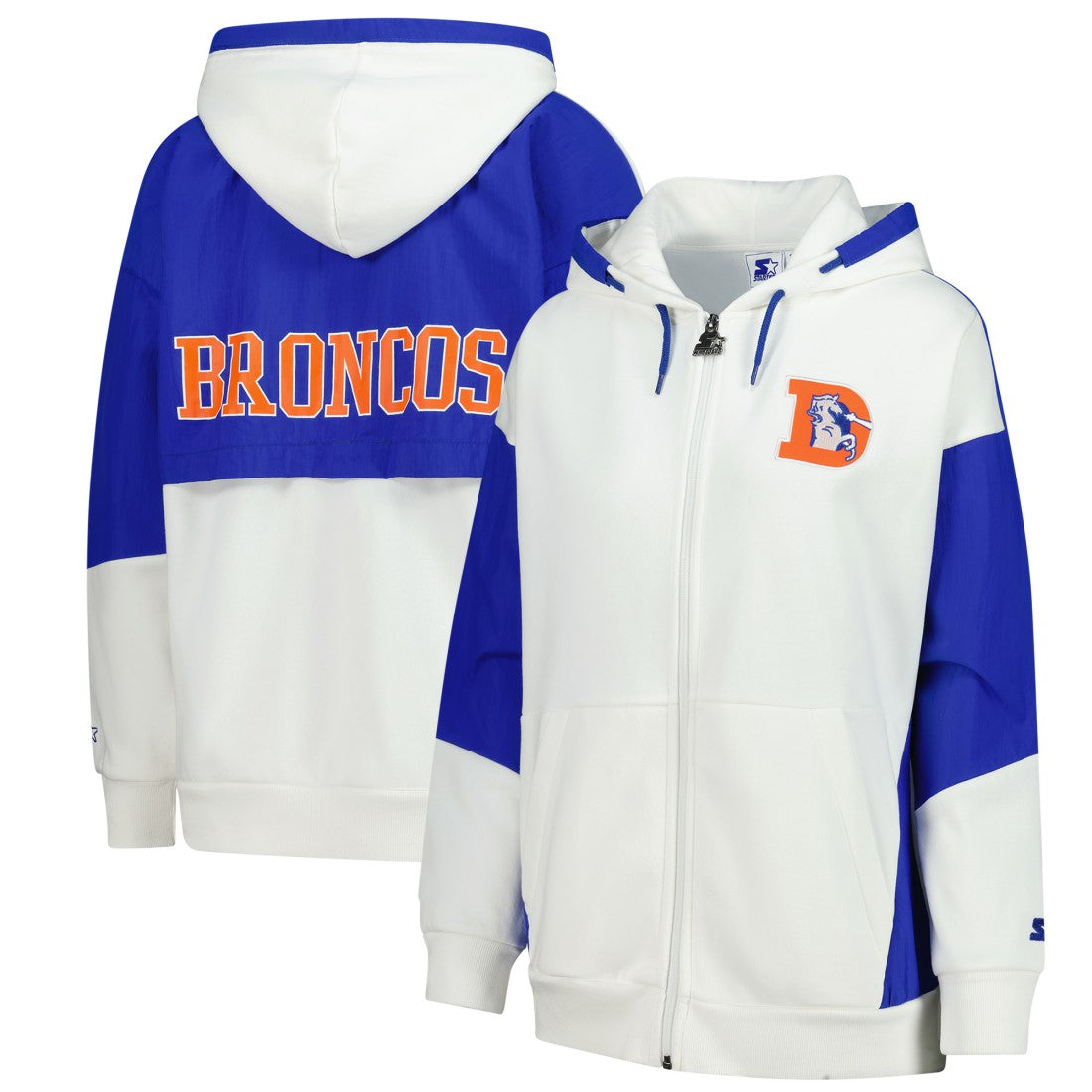 NFL Denver Broncos Starter Women's Scrimmage Full-Zip Hoodie