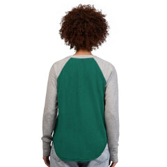 NFL New York Jets G-III 4Her by Carl Banks Women's Waffle Knit Raglan Long Sleeve T-Shirt