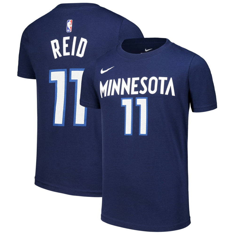 Naz Reid Minnesota Timberwolves Youth Icon Edition Name & Number T-Shirt - Navy | Nike sale